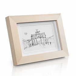 Casa Chic Edinburgh, rám na obrázky, obdĺžnikový, fotky 10 x 15 cm, pasparta, pravé drevo 
