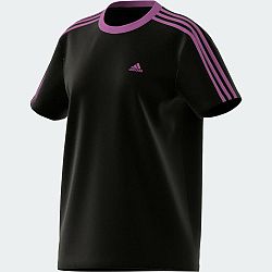 ADIDAS Dámske tričko na fitness čierno-fialové čierna S
