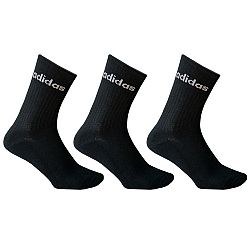 ADIDAS Športové ponožky vysoké 3 páry čierne 37-39