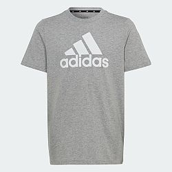 ADIDAS Tričko na fitness bielo-sivé s logom