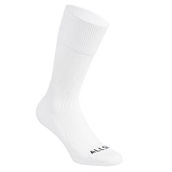 ALLSIX Stredne vysoké ponožky na volejbal VSK500 biele 35-38