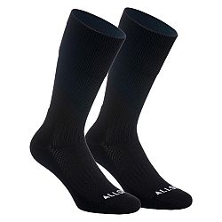 ALLSIX Stredne vysoké ponožky na volejbal VSK500 čierne 43-46