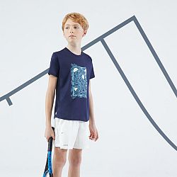 ARTENGO Chlapčenské tričko Essentiel tmavomodré 12-13 r (151-160 cm)