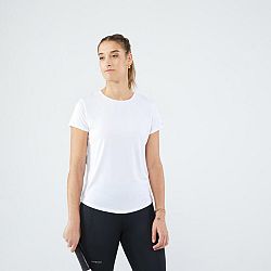 ARTENGO Dámske tenisové tričko Essentiel 100 biele L