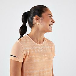 ARTENGO Dámske tenisové tričko TTS Light oranžové béžová S