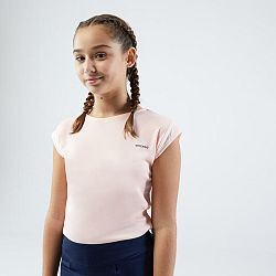 ARTENGO Dievčenské tričko Soft na tenis ružové 10-11 r (141-148 cm)
