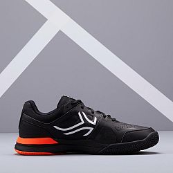 ARTENGO Pánska tenisová obuv TS500 čierno-oranžová čierna 41