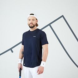 ARTENGO Pánske tenisové tričko s krátkym rukávom Dry Gaël Monfils tmavomodré 2XL