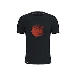 ARTENGO Pánske tričko TTS Soft na tenis tmavomodré S