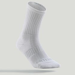 ARTENGO Tenisové ponožky RS 500 vysoké 3 páry biele 47-50