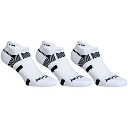 ARTENGO Tenisové ponožky RS 560 nízke 3 páry bielo-čierne biela 35-38