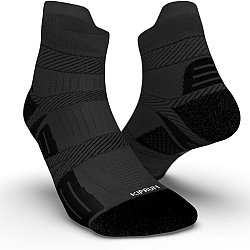 Bežecké ponožky Kiprun Strap tenké čierne 39-40