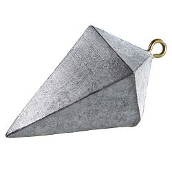 CAPERLAN Olovo v tvare pyramídy na surfcasting 2 ks šedá 125 G