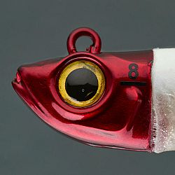 CAPERLAN Súprava umelých nástrah shad texan Ancho 90/8 g na more červená hlavička/žltá fluo žltá