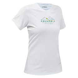 COLUMBIA Tričko s krátkym rukávom na horskú turistiku biela S