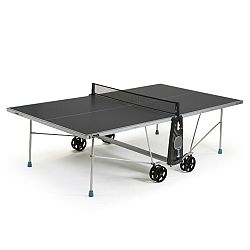 CORNILLEAU Outdoorový stôl Free 100X na stolný tenis sivý