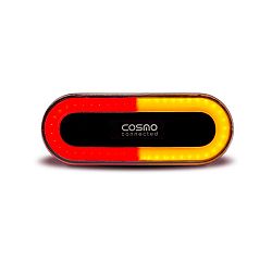 Cosmo Ride – osvetlenie s pripojením čierna