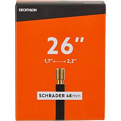 DECATHLON Duša 26 × 1,7/2,2 ventil Schrader 48 mm