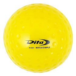 DITA Loptička na pozemný hokej s mikrootvormi Dimple žltá žltá
