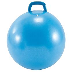 DOMYOS Detská lopta Resist na skákanie 60 cm modrá všetky veľkosti