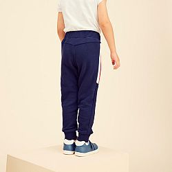 DOMYOS Detské nohavice 500 nastaviteľné modré 2-3 r (89-95 cm)