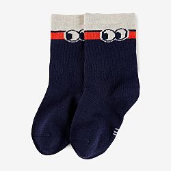 DOMYOS Sada 5 párov detských ponožiek s motívmi modrá 31-34