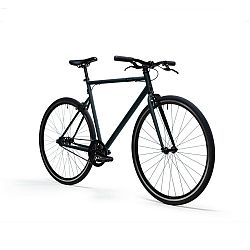 ELOPS Mestský bicykel Single Speed 500 sivý karbónový šedá XL