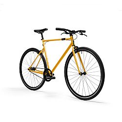 ELOPS Mestský bicykel Single Speed 500 žltý žltá L