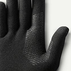 FORCLAZ Bezšvové spodné rukavice na horskú turistiku MT500 čierne 2XL-3XL