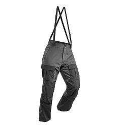 FORCLAZ Nepremokavé hrejivé nohavice na treking Artic 900 unisex čierna S