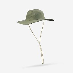 FORCLAZ Pánsky trekingový klobúk MT500 s ochranou proti UV kaki khaki 60-62 cm