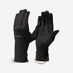 FORCLAZ Strečové dotykové rukavice MT500 na horskú turistiku čierne M