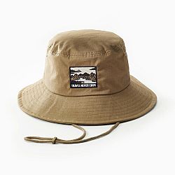 FORCLAZ Trekingový klobúk Travel 100 s ochranou proti UV hnedý hnedá 60-62 cm
