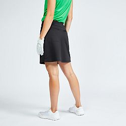 INESIS Dámska golfová šortková sukňa WW 500 čierna L-XL