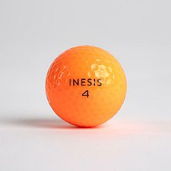 INESIS Golfové loptičky Soft 500 12 ks oranžové oranžová