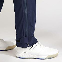 INESIS Pánske golfové nohavice do dažďa RW500 tmavomodré S (L33)