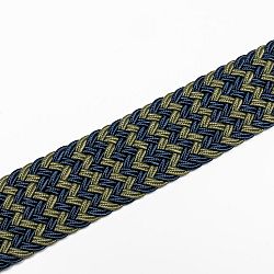 INESIS Pružný golfový opasok pletený kaki a námornícky modrý khaki L-XL-2XL