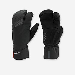 INOVIK Hrejivé rukavice 500 na bežecké lyžovanie čierna XS