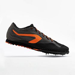 KALENJI Atletická obuv s hrotmi na kros čierno-oranžová šedá 43