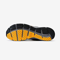KALENJI Pánska bežecká obuv Run Active čierno-oranžová šedá 40