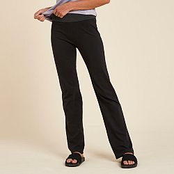 KIMJALY Dámske nohavice na jogu čierno-sivé čierna 2XL (W38 L31)