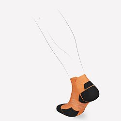 KIPRUN Bežecké členkové ponožky Run900 tenké oranžová 41-42