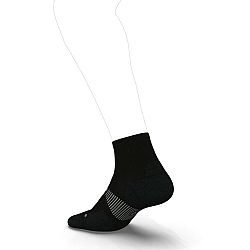 KIPRUN Bežecké ponožky Run900 Mid hrubé čierne 39-42