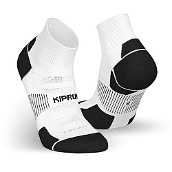 KIPRUN Bežecké ponožky Run900 Mid tenké biela 45-46