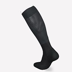 KIPRUN Kompresné bežecké ponožky 500 čierna 39-42 (L)