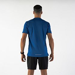 KIPRUN Pánske bežecké tričko Run 500 Dry+ priedušné modré M