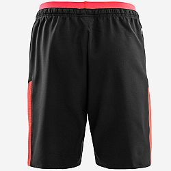 KIPSTA Detské futbalové šortky Viralto Axton čierno-ružové čierna 12-13 r (151-160 cm)