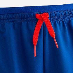 KIPSTA Detské futbalové šortky Viralto Axton modro-oranžové modrá 12-13 r (151-160 cm)