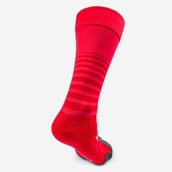 KIPSTA Detské futbalové vrúbkované ponožky F500 ružové reflexné ružová 35-38