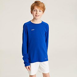 KIPSTA Detský futbalový dres s dlhým rukávom Viralto Club modrý 12-13 r (151-160 cm)